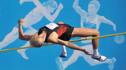 Олимпийский чемпион по прыжкам в высоту Андрей Сильнов