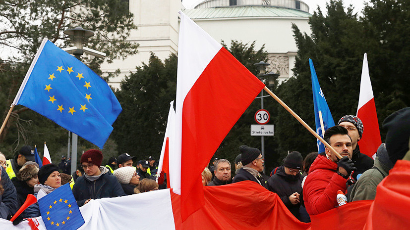 Варшава вступила в политическое противостояние с Евросоюзом