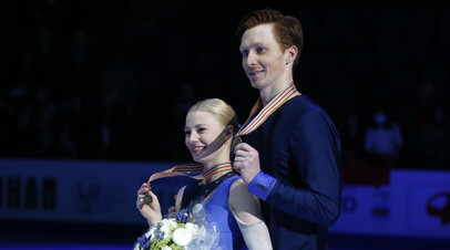 Российские фигуристы Евгения Тарасова и Владимир Морозов стали бронзовыми призёрами чемпионата мира по фигурному катанию