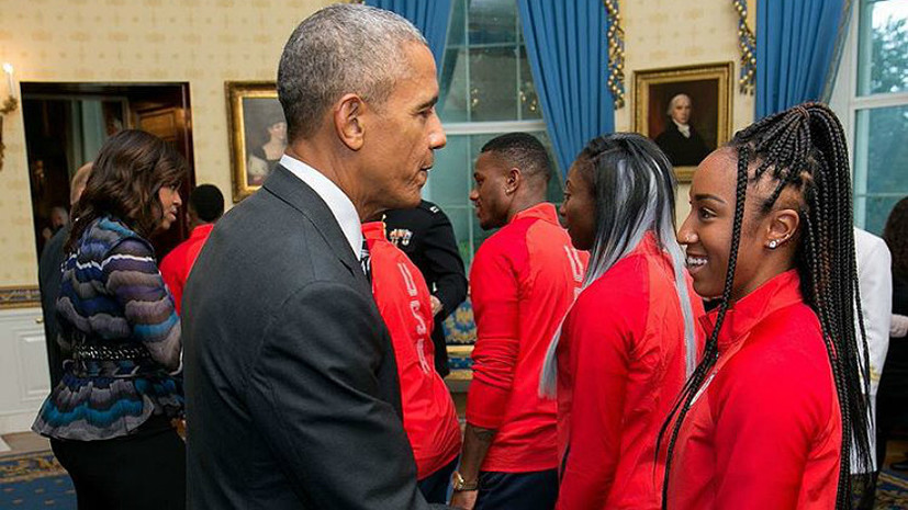 Дисквалификация из-за Обамы: олимпийская чемпионка из США предпочла Белый дом допинг-тесту