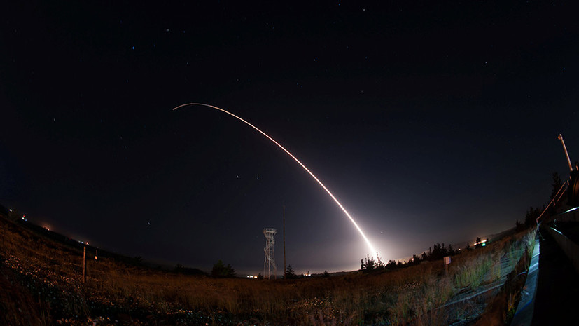 США провели испытания межконтинентальной баллистической ракеты