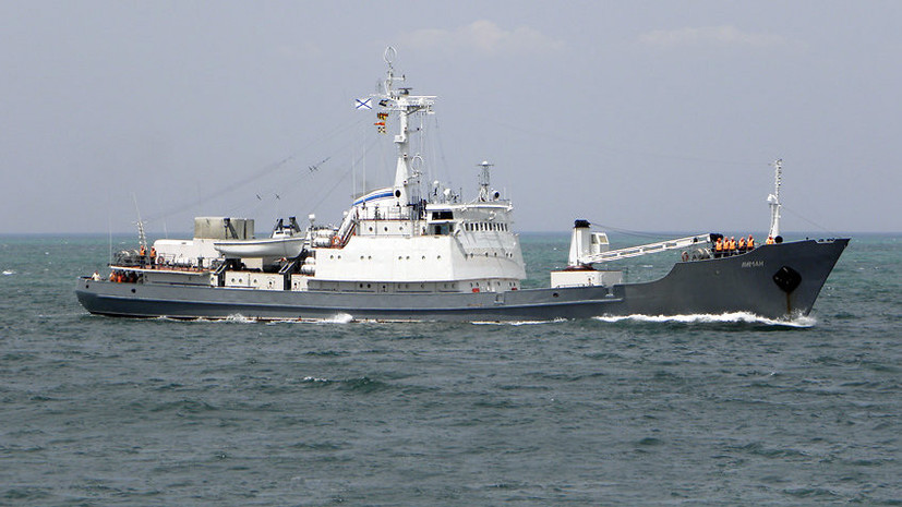 Минобороны: корабль ЧФ столкнулся с судном в Чёрном море