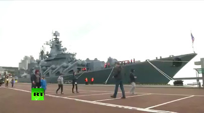 Крейсер «Варяг» прибыл в южнокорейский порт Пусан