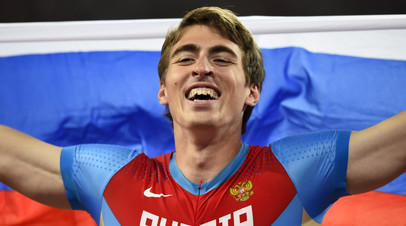 Чемпион мира — 2015 в беге на 110 м с барьерами Сергей Шубенков