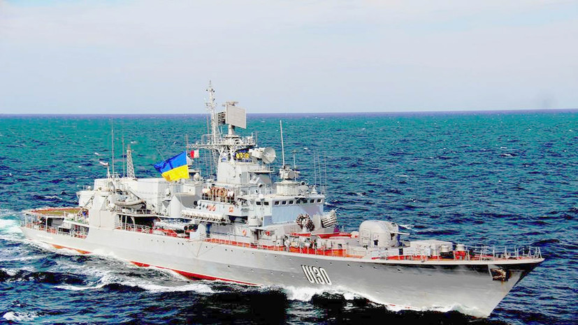 Флагман ВМС Украины «Гетман Сагайдачный» вышел из строя почти сразу после ремонта