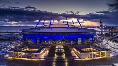 Футбольный стадион в Санкт-Петербурге