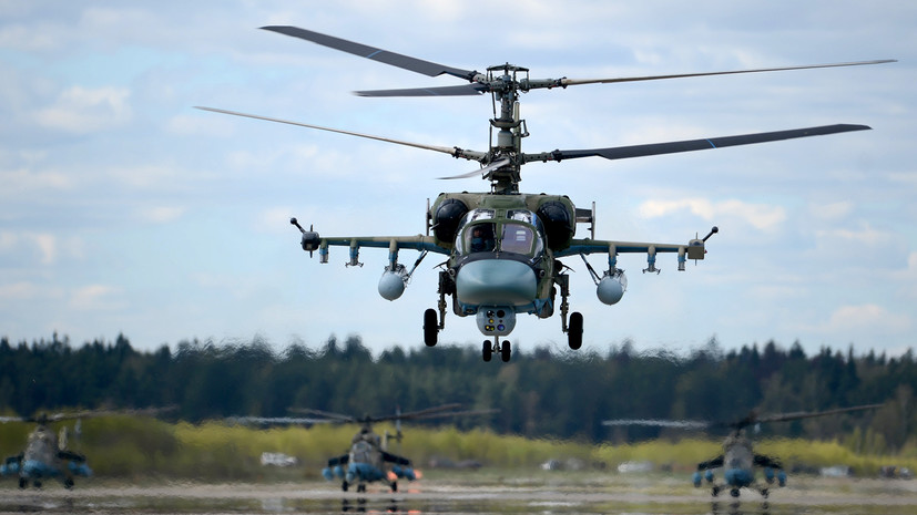 Минобороны России в 2017 году получит 14 вертолётов Ка-52