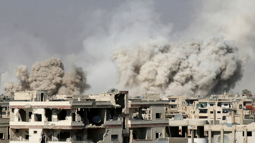 Коалиция во главе с США нанесла удар по проправительственным силам в Сирии