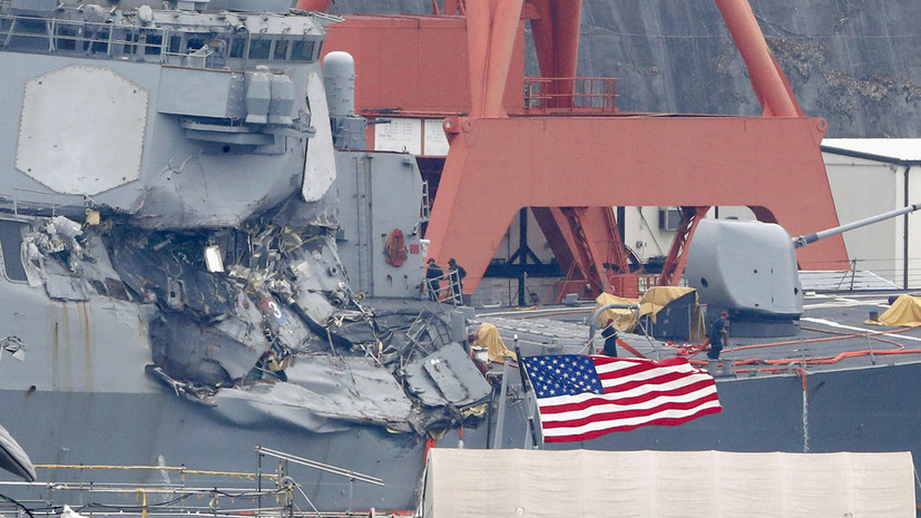 ВМС США: обнаружены тела матросов, пропавших после столкновения с филиппинским судном