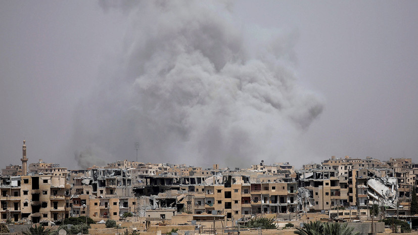 авиация коалиции разбомбила госпиталь в Ракке »