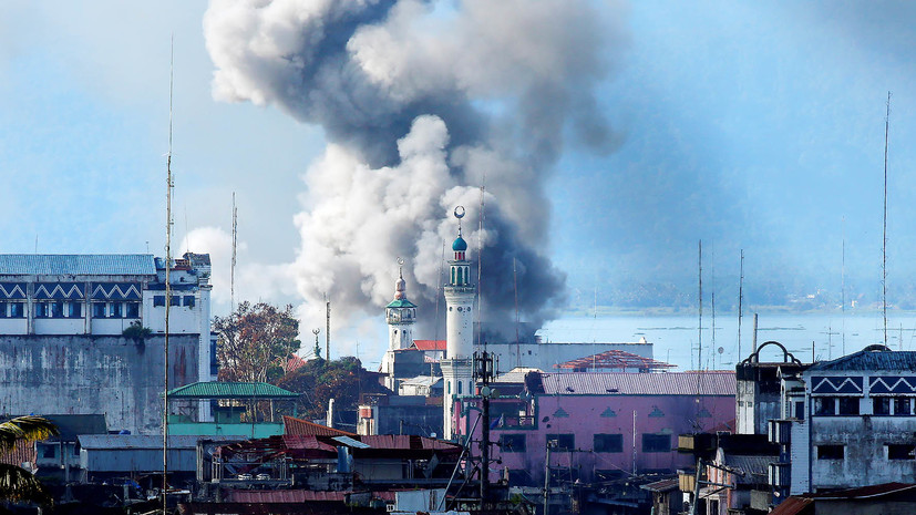 США планируют бомбить позиции боевиков ИГ на Филиппинах
