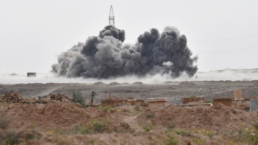Российская авиация уничтожила колонну боевиков ИГ