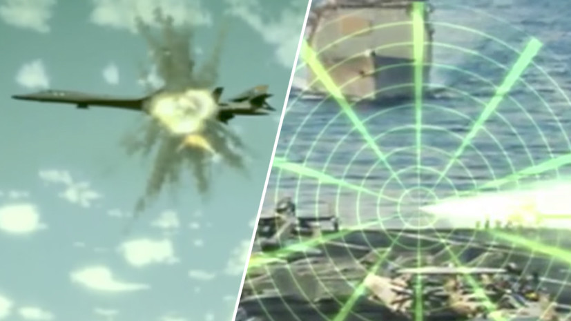 В КНДР показали видео с имитацией уничтожения американских бомбардировщиков и авианосца