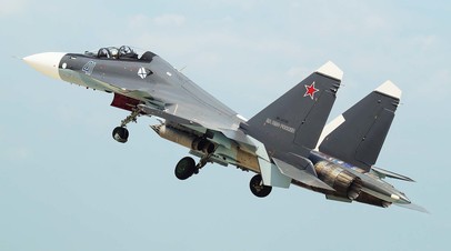 Самолет Су-30СМ