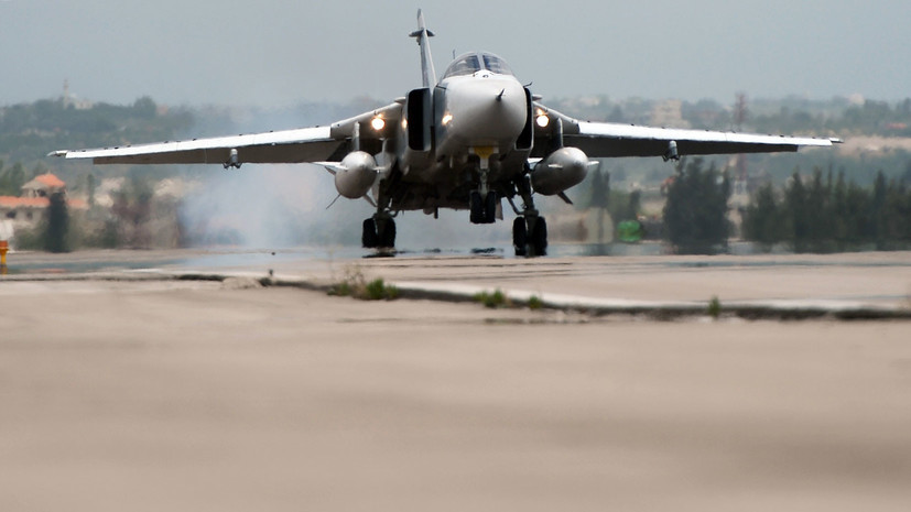 В Сирии при взлёте разбился российский Су-24