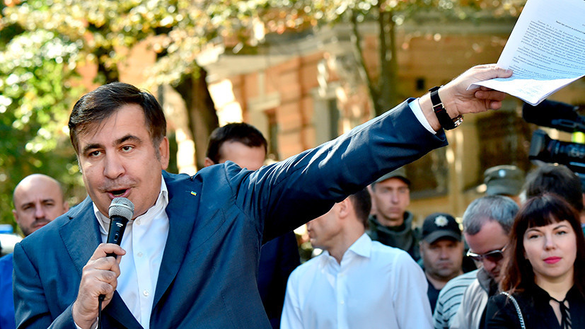 «Наша цель — найти триста спартанцев»: Саакашвили пригрозил властям Украины бессрочной акцией протеста в Киеве
