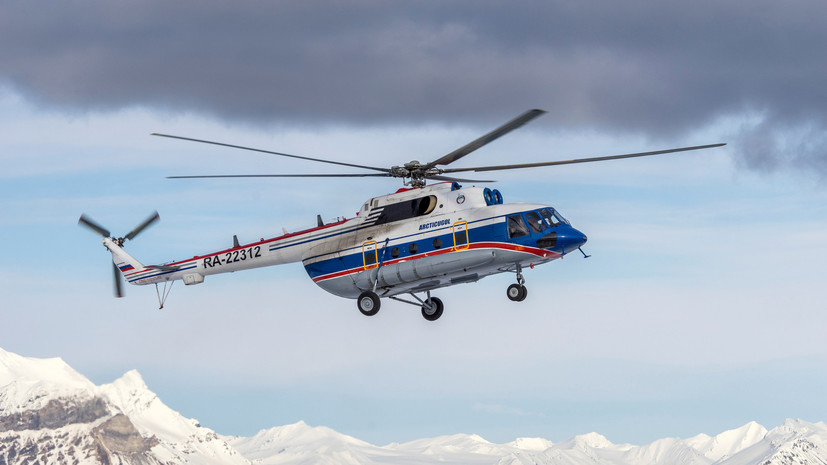 Российские спасатели прибыли на Шпицберген для участия в поисках пропавшего Ми-8
