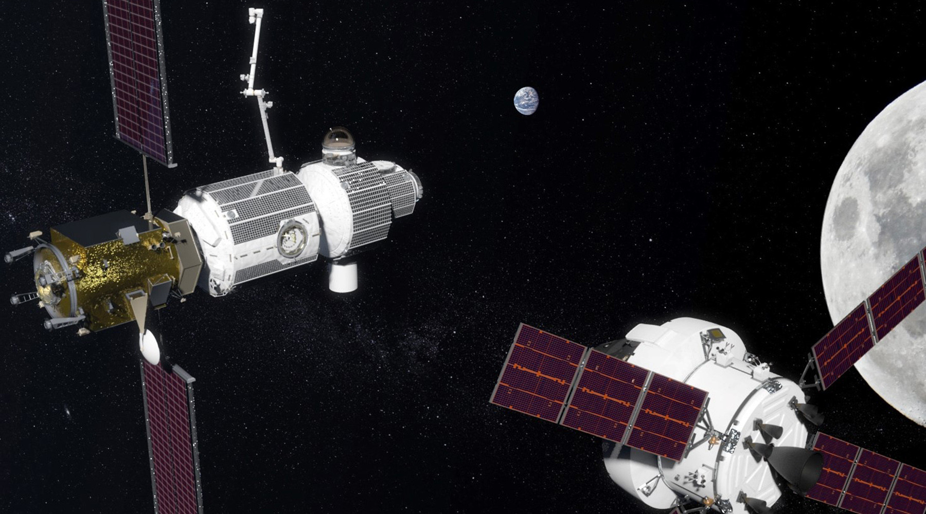 Роскосмос начал переговоры с NASA об участии в проекте окололунной станции