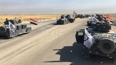 Иракские федеральные силы в Киркуке (Ирак)