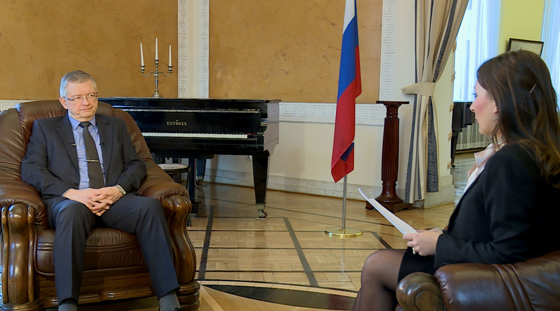 посол РФ в Польше Андреев в интервью RT»