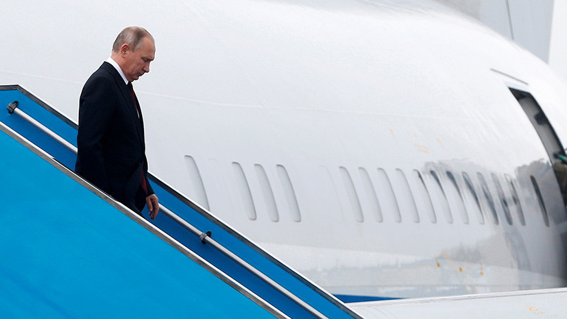 Путин прилетел на авиабазу Хмеймим