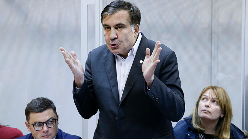 «По указанию товарищей из Вашингтона»: Саакашвили отпустили на свободу из здания киевского суда 