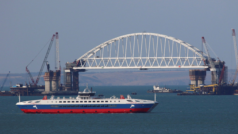 В Крыму отреагировали на заявление Луценко о расследовании строительства моста 