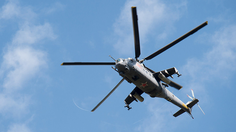 Российский вертолёт Ми-24 разбился 31 декабря при выполнении перелёта на аэродром Хама