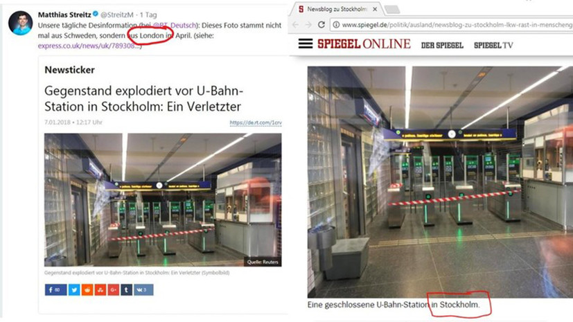 Член редакционной коллегии Spiegel Online попытался обвинить RT Deutsch в «дезинформации»