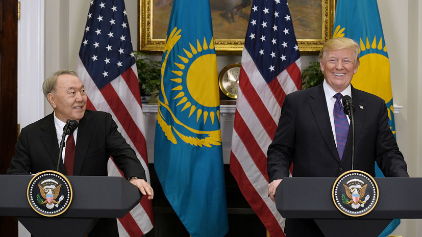 О чём говорили Назарбаев и Трамп на встрече в Вашингтоне