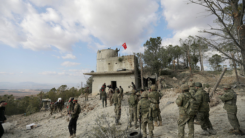 Генштаб Турции сообщил об уничтожении почти 600 «террористов» с начала операции в Африне