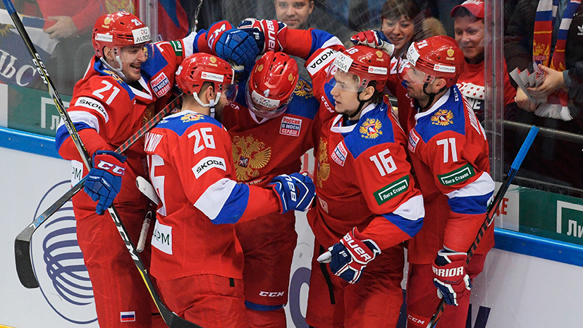 «Победили на мастерстве»: сборная России по хоккею обыграла Белоруссию в контрольном матче перед ОИ-2018
