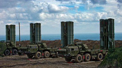 Зенитный ракетный комплекс С-400 «Триумф» в Крыму