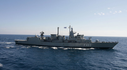  Греческий военный корабль