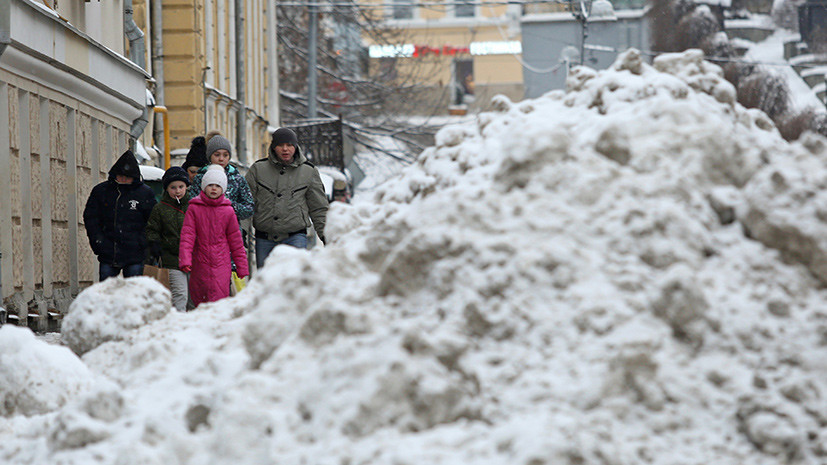 В выходные в Москве ожидается сильный снегопад