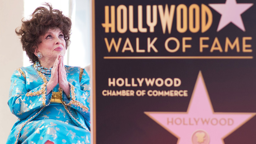 Джина Лоллобриджида получила звезду на «Аллее славы» в Голливуде