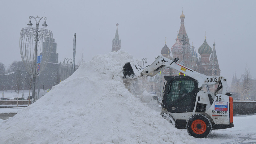 Синоптики рассказали, когда в Москве уменьшится интенсивность снегопада