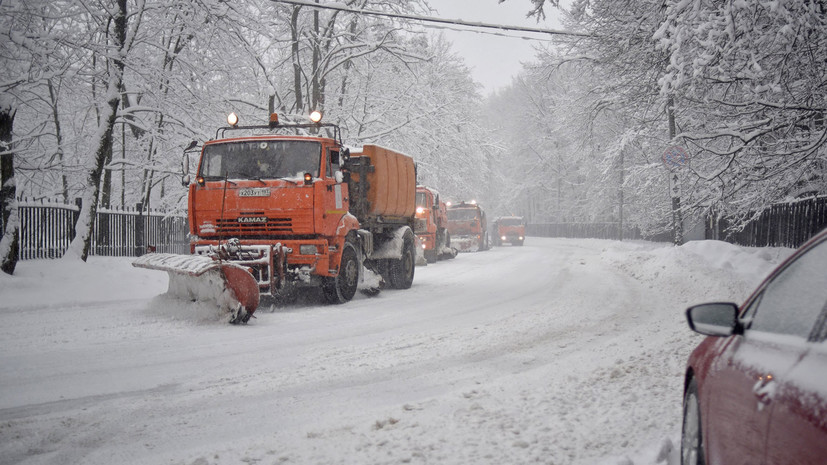 В Москве объявили «оранжевый» уровень погодной опасности