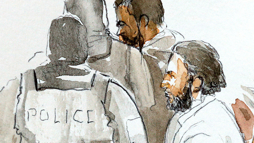В Брюсселе начался суд над главным обвиняемым по делу о терактах в Париже Абдесламом