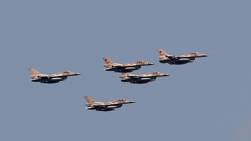 Израиль объяснил авиаудары по территории Сирии