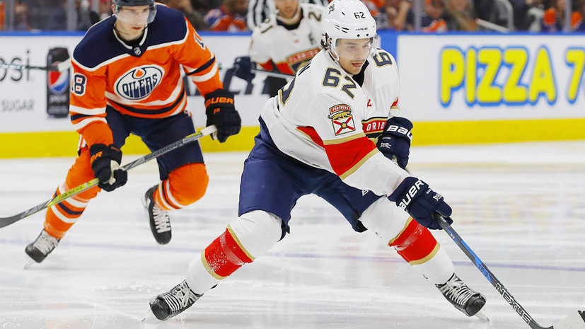 Дубль Дадонова помог «Флориде» обыграть «Эдмонтон» в матче НХЛ