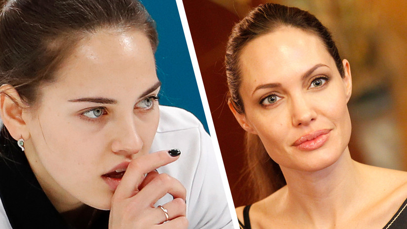В сети российскую кёрлингистку Брызгалову сравнили с Анджелиной Джоли и Меган Фокс