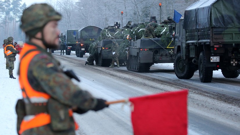 СМИ: Германии не хватает танков для участия в операциях НАТО