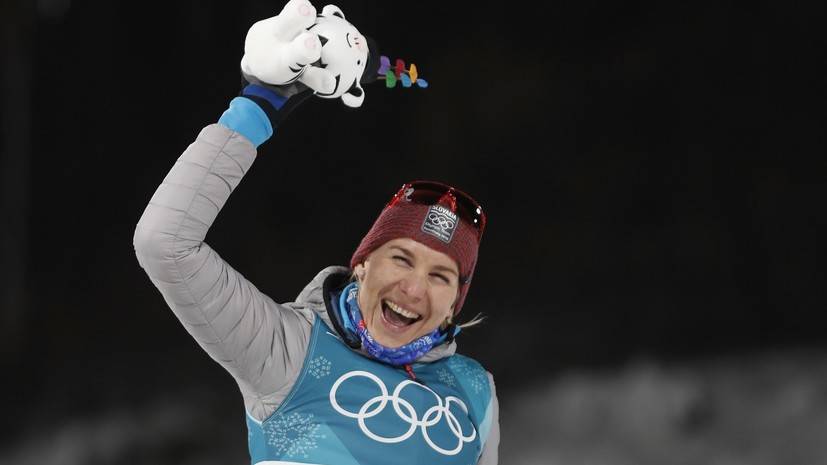 Кузьмина посвятила серебро в индивидуальной гонке на ОИ-2018 своему брату Шипулину