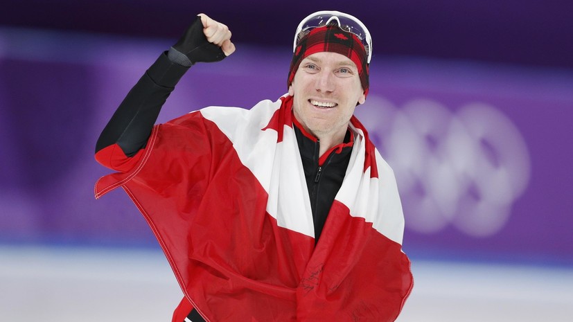 Канадский конькобежец Блумен с олимпийским рекордом завоевал золото ОИ на дистанции 10 000 м