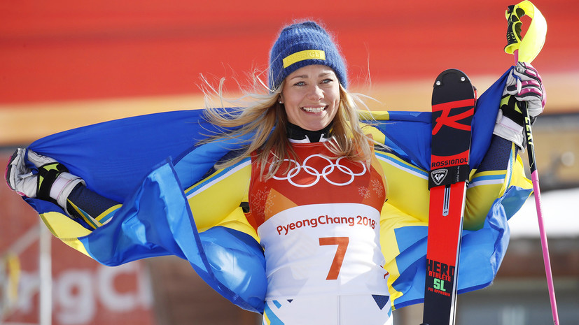 Шведка Хансдоттер стала олимпийской чемпионкой в горнолыжном слаломе на Играх в Пхёнчхане
