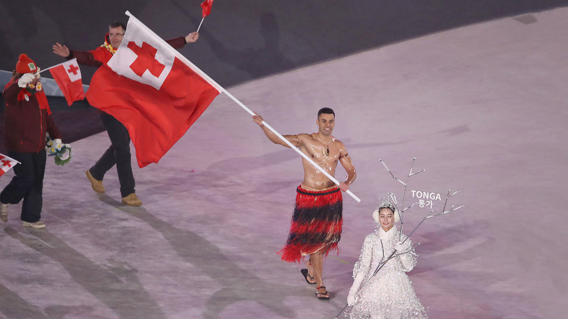 Знаменосец сборной Тонги рассказал, почему на церемонии открытия ОИ-2018 был с голым торсом