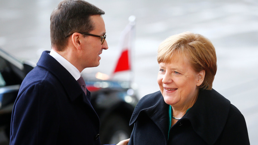 Меркель не видит угрозы в газопроводе «Северный поток — 2»