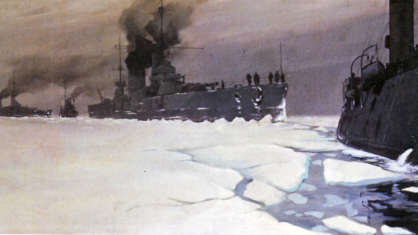 «Совершая геройский подвиг»: 100 лет назад начался Ледовый поход Балтийского флота