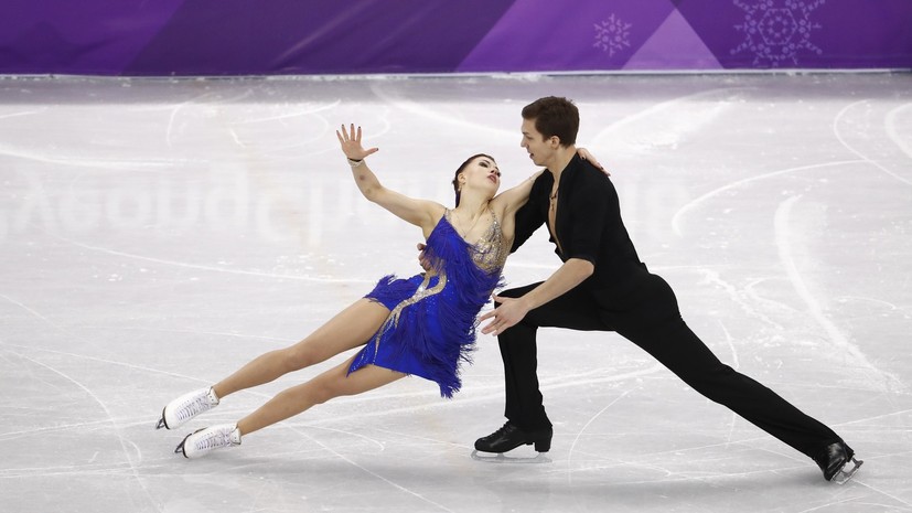 Боброва и Соловьёв занимают шестое место после короткой программы в танцах на льду на ОИ-2018